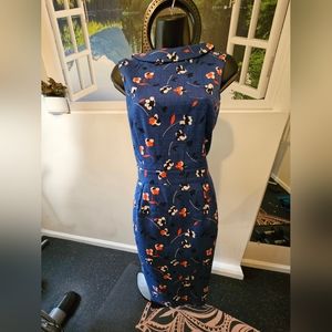 Boden Dress - US Size 8 - Blue Floral